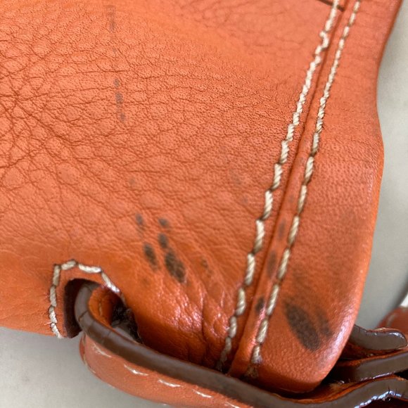 Cole Haan Orange Leather hobo bag - Picture 13 of 15